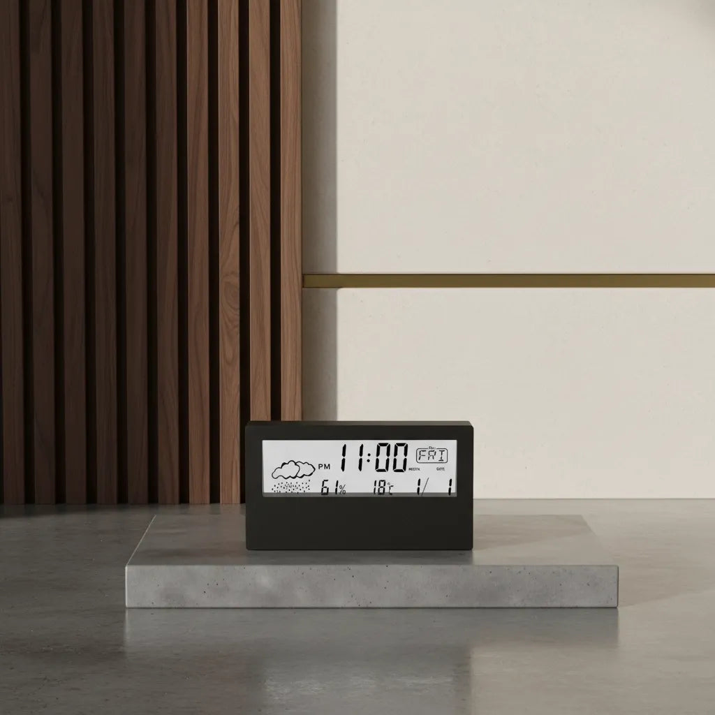 Réveil LCD Météo
