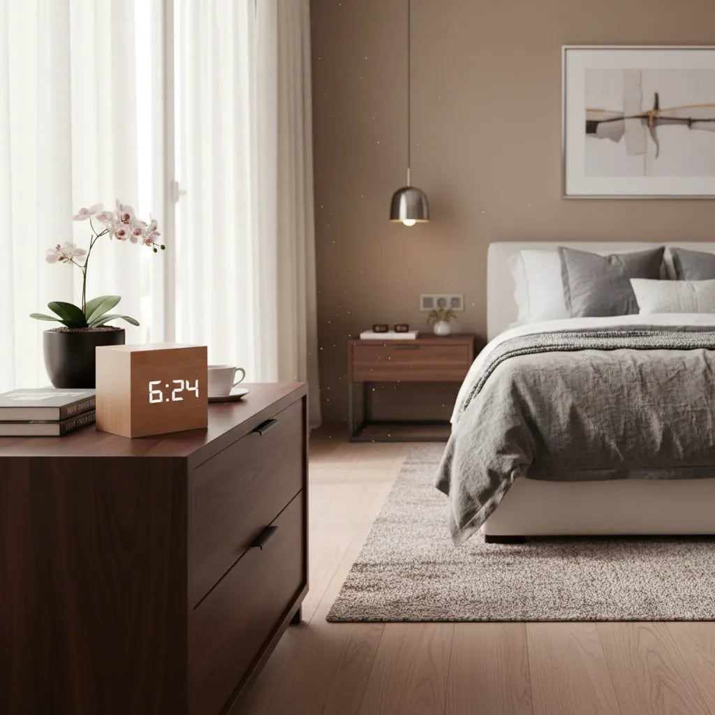 Réveil LED Carré