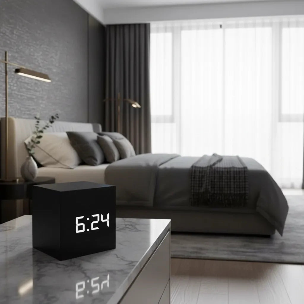 Réveil LED Carré