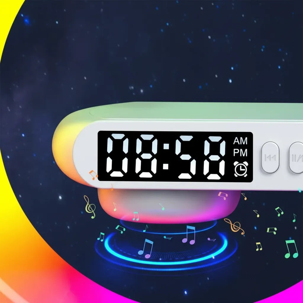 Réveil RGB avec Chargeur Sans Fil