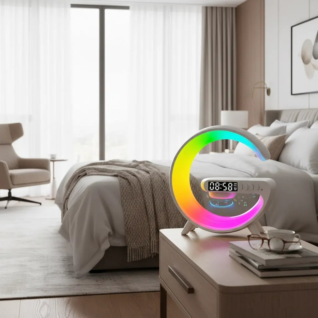 Réveil RGB avec Chargeur Sans Fil