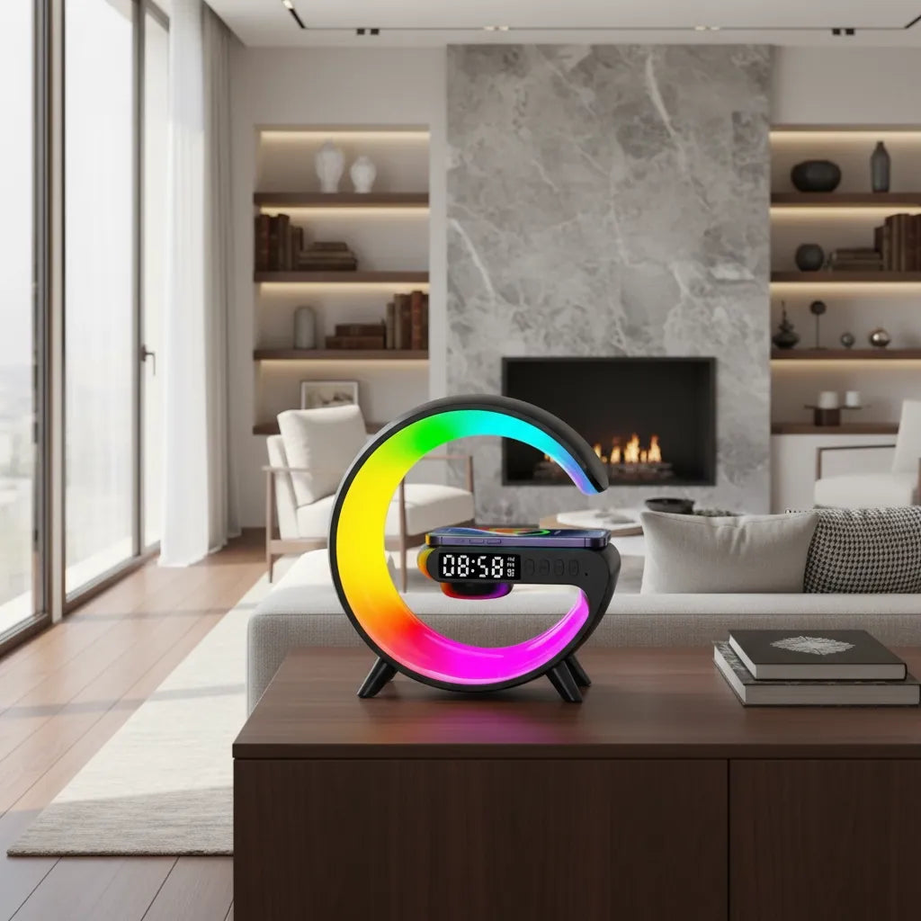 Réveil RGB avec Chargeur Sans Fil